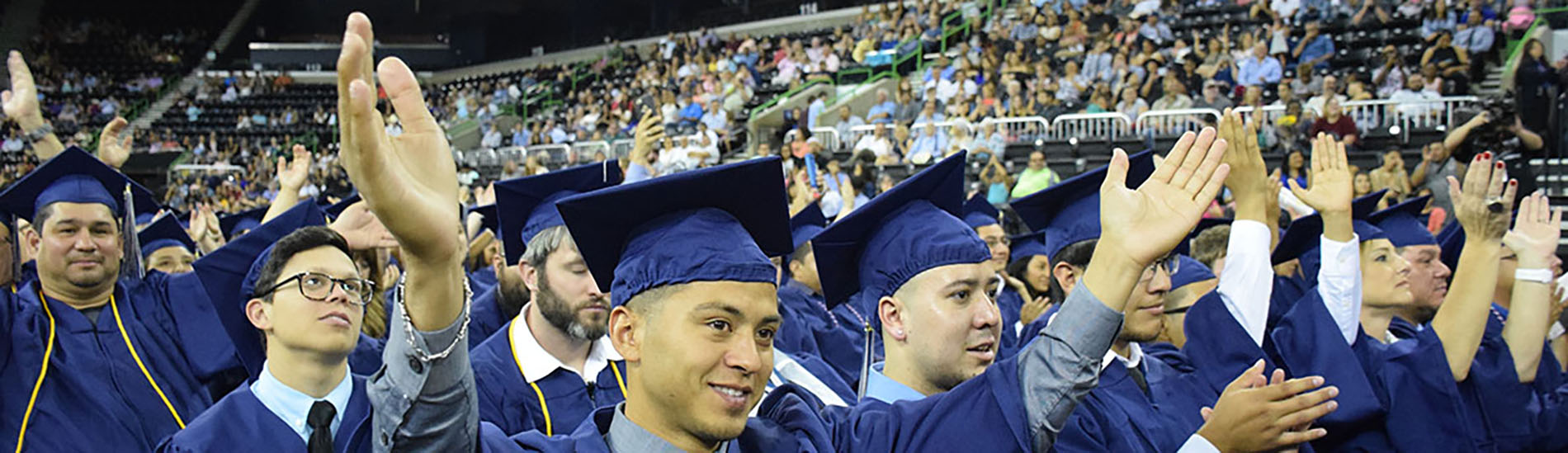 Graduates at Spring Commencement Ceremonies